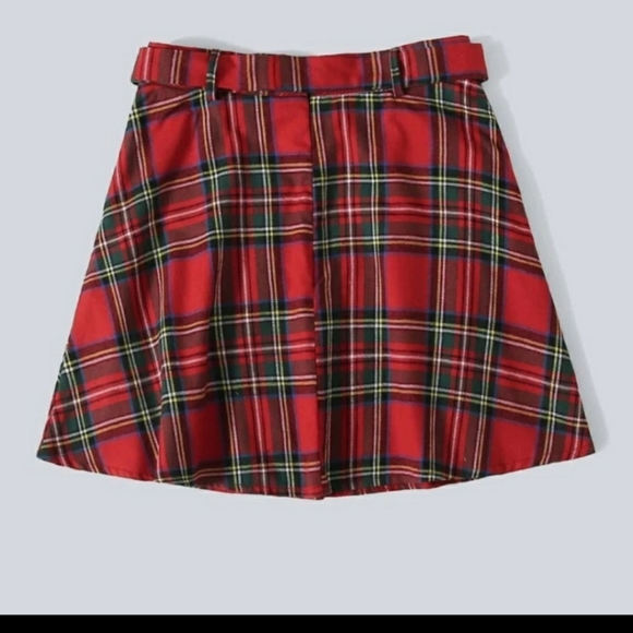 1 large left❤New boutique Tartan A-line skirt - Picture 4 of 10